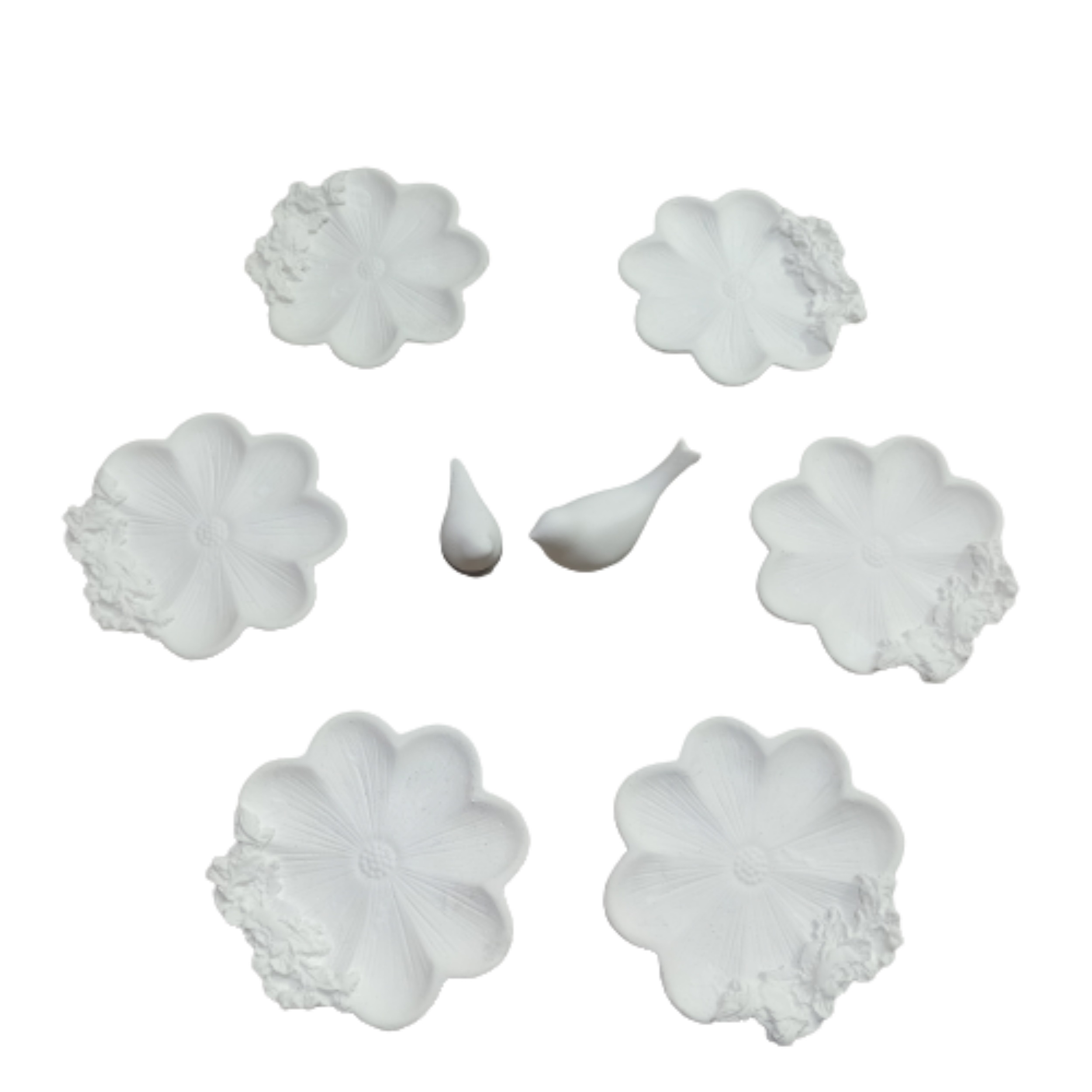 مجموعه ظروف هفت سین 8 پارچه مدل کبوتر  کد 28