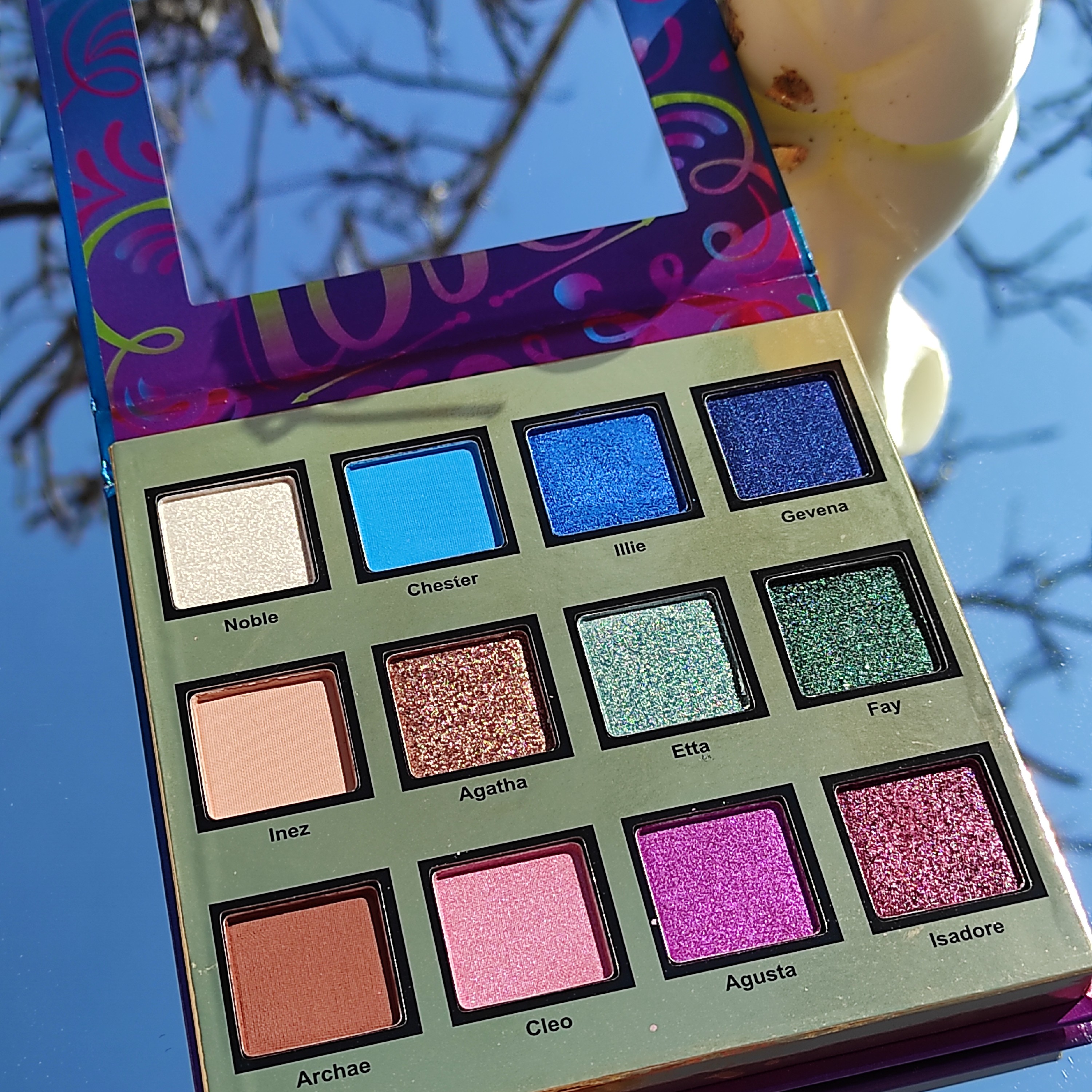 پالت سایه 12 رنگ فبل مدل رومانتیک لاو