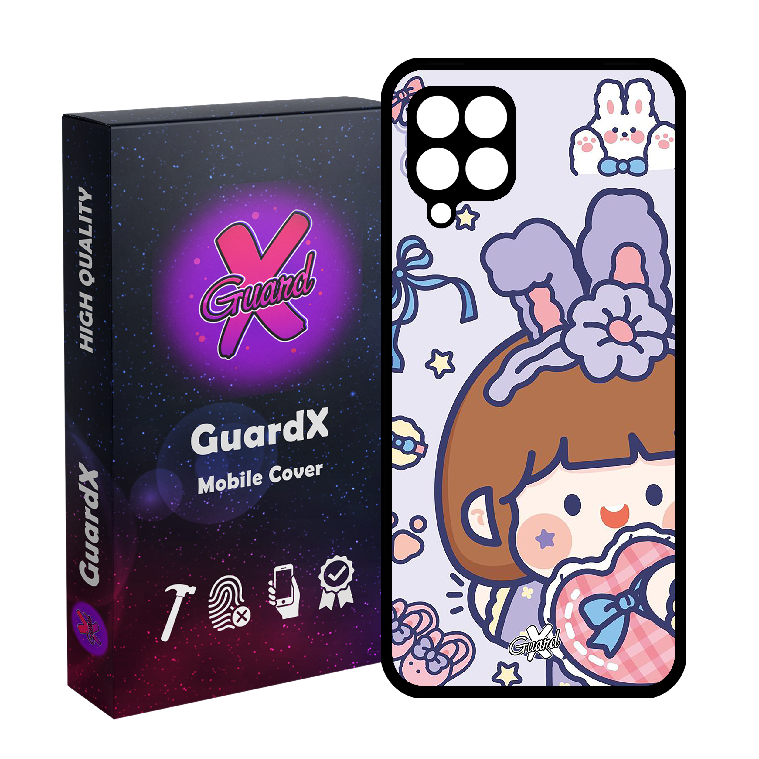 کاور گارد ایکس طرح Roro Jump مدل Glass10443 مناسب برای گوشی موبایل سامسونگ Galaxy A22 4G