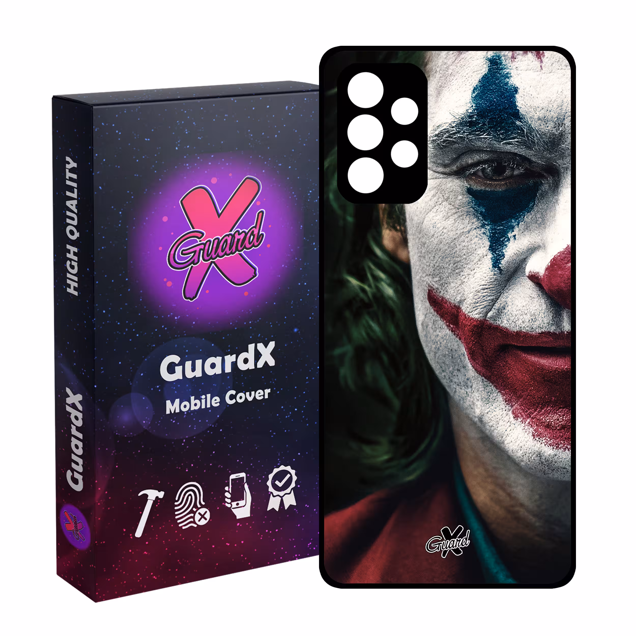 کاور گارد ایکس طرح Joker مدل Glass10165 مناسب برای گوشی موبایل سامسونگ Galaxy A72