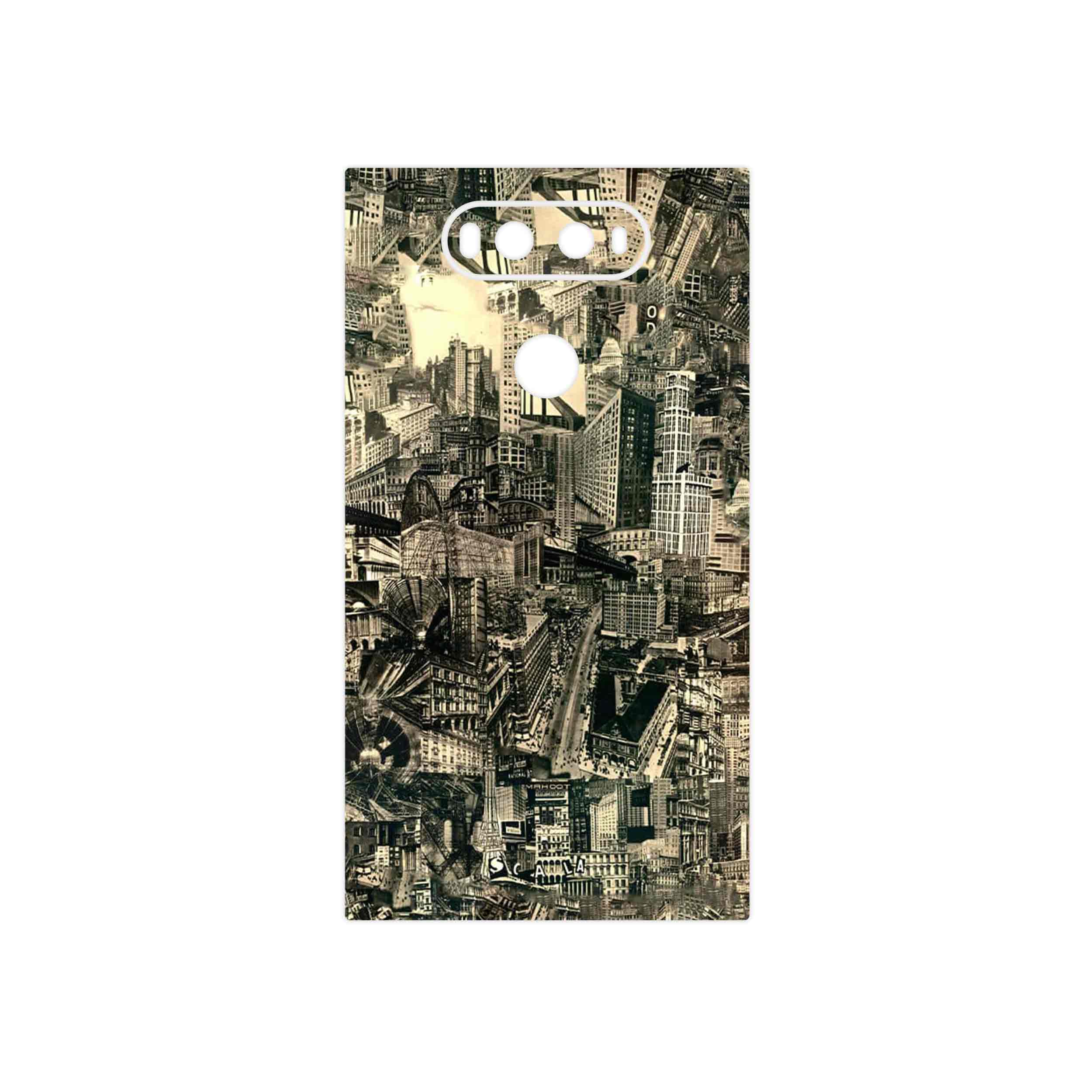 برچسب پوششی ماهوت مدل Collage of Skyscraper مناسب برای گوشی موبایل ال جی V20