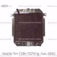 رادیاتور لیفتراک تی سی ام مدل TCM FD50~70Z7 Eng.: Isuzu 6BB1