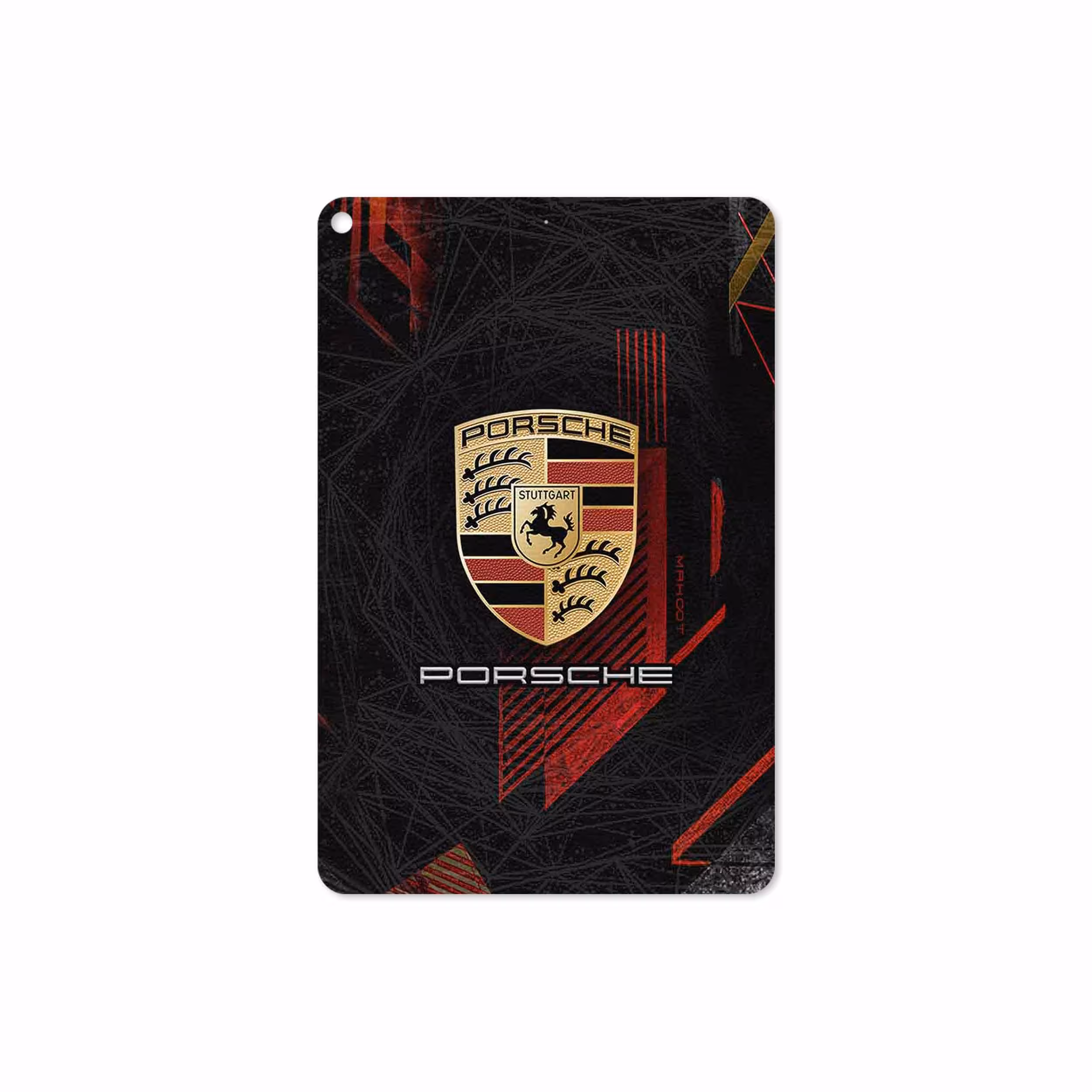 برچسب پوششی ماهوت مدل Porsche-Logo مناسب برای تبلت اپل iPad mini (GEN 5) 2019 A2125