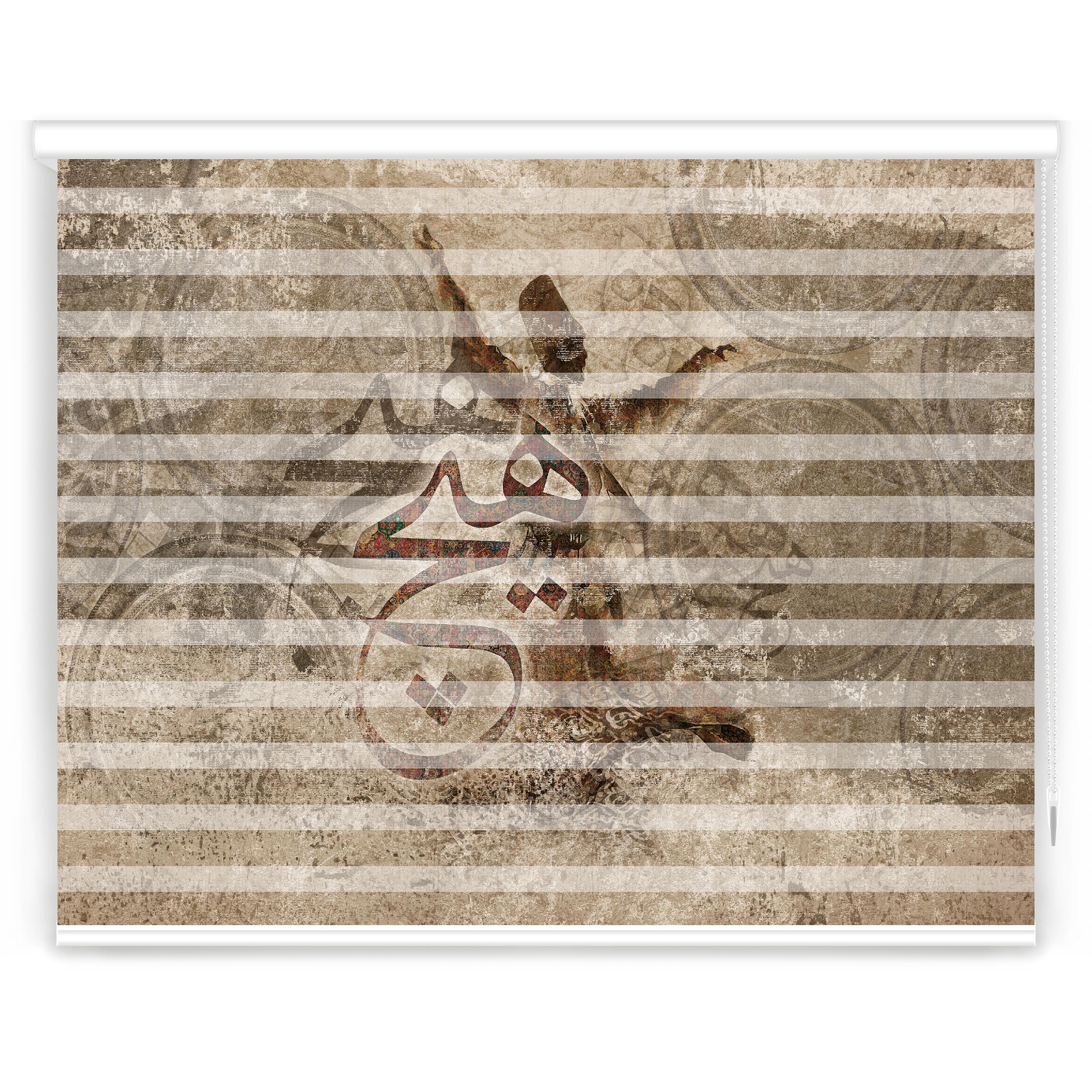 پرده زبرا مدل F-7144 سایز 200x180 سانتی متر