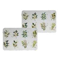 زیربشقابی طرح برگ کد 8110 مجموعه 2عددی