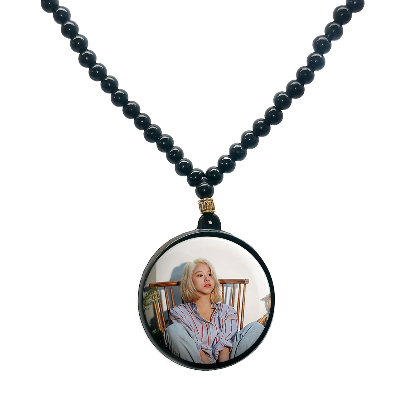 گردنبند پرمانه طرح تو ایس کد pmd.18373 مدل دو طرفه