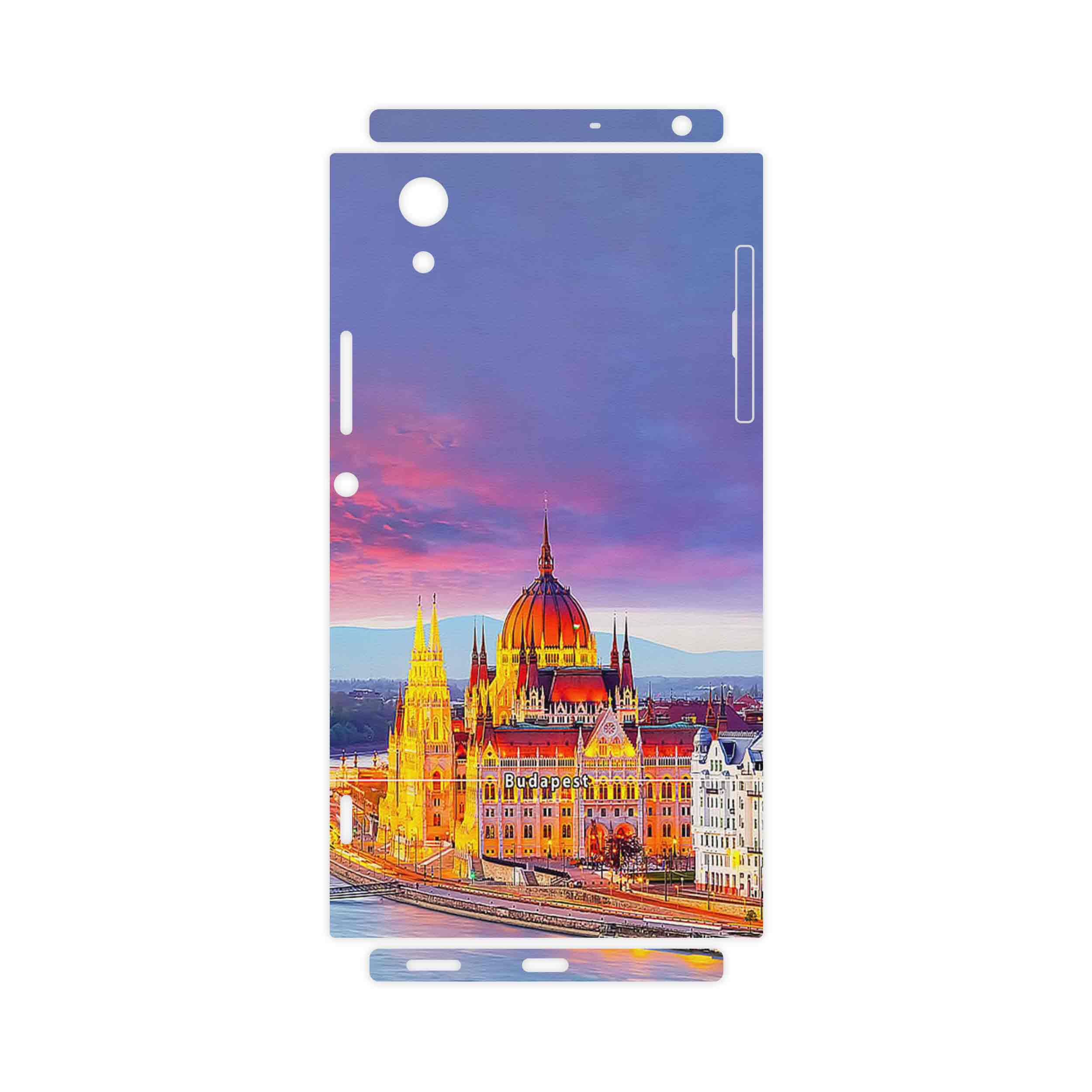 برچسب پوششی ماهوت مدل City of Budapest-FullSkin مناسب برای گوشی موبایل سونی Xperia XA1
