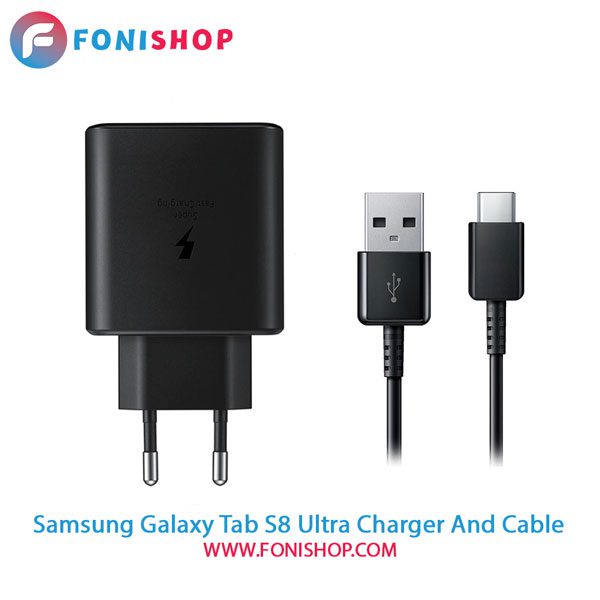 کابل و شارژر اصلی سامسونگ Samsung Galaxy Tab S8 Ultra