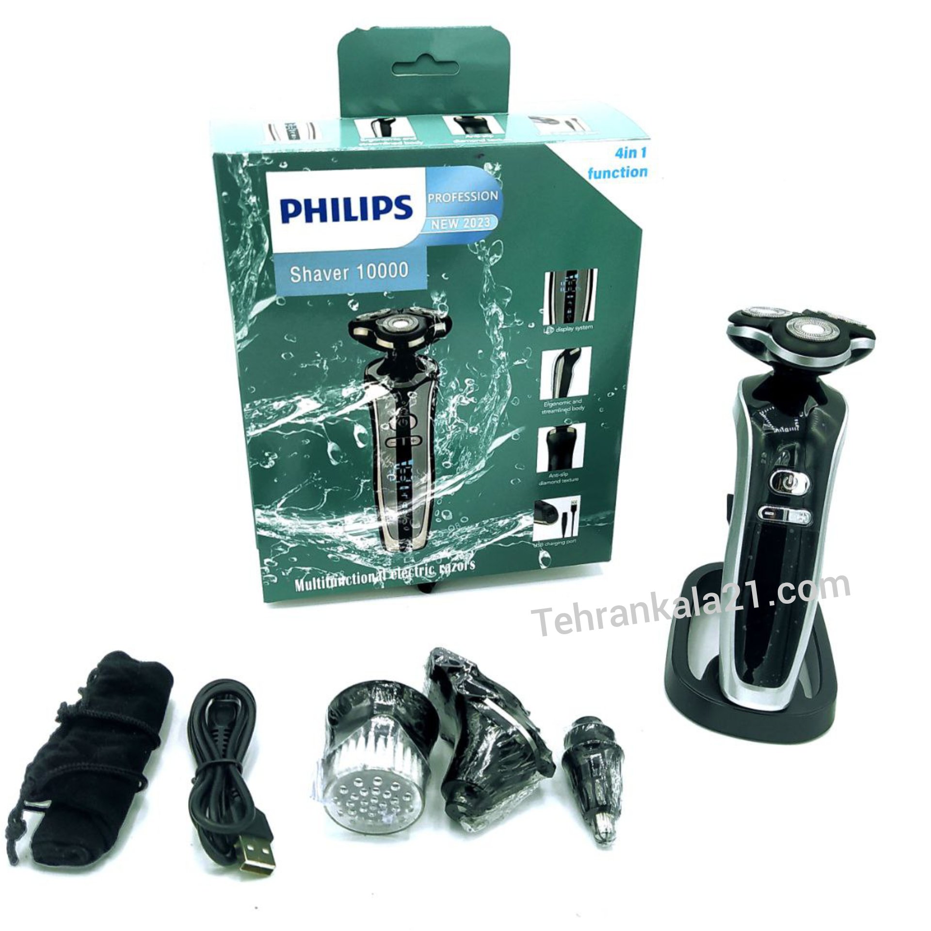 ریش تراش ضدآب 4 کاره فیلیپس سری 10000 مدل NEW 2023