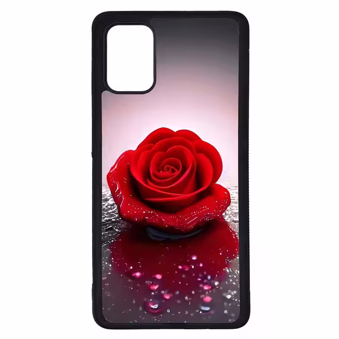 کاور طرح گل رز کد G-024 مناسب برای گوشی موبایل سامسونگ Galaxy A71 | دیجی قاب دونی