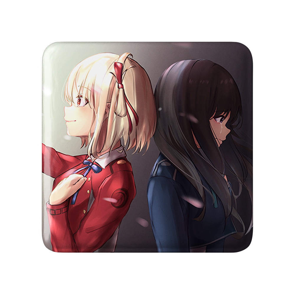 پیکسل خندالو مدل تاکینا و چیساتو انیمه لیکوریس ریکویل Lycoris Recoil کد 23013