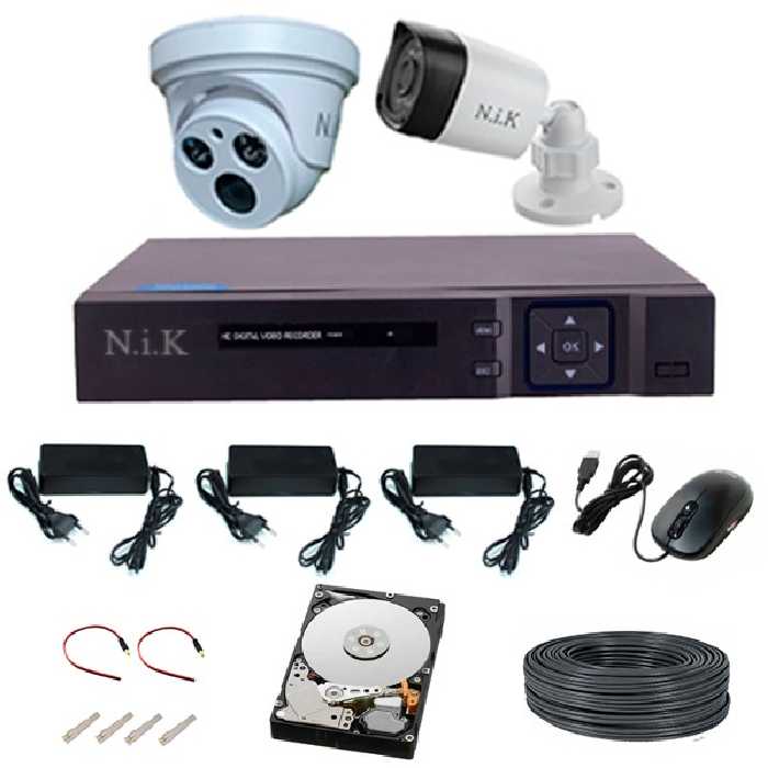 سیستم امنیتی ان آی کی مدل AHD 11B184D134 _ 2MP