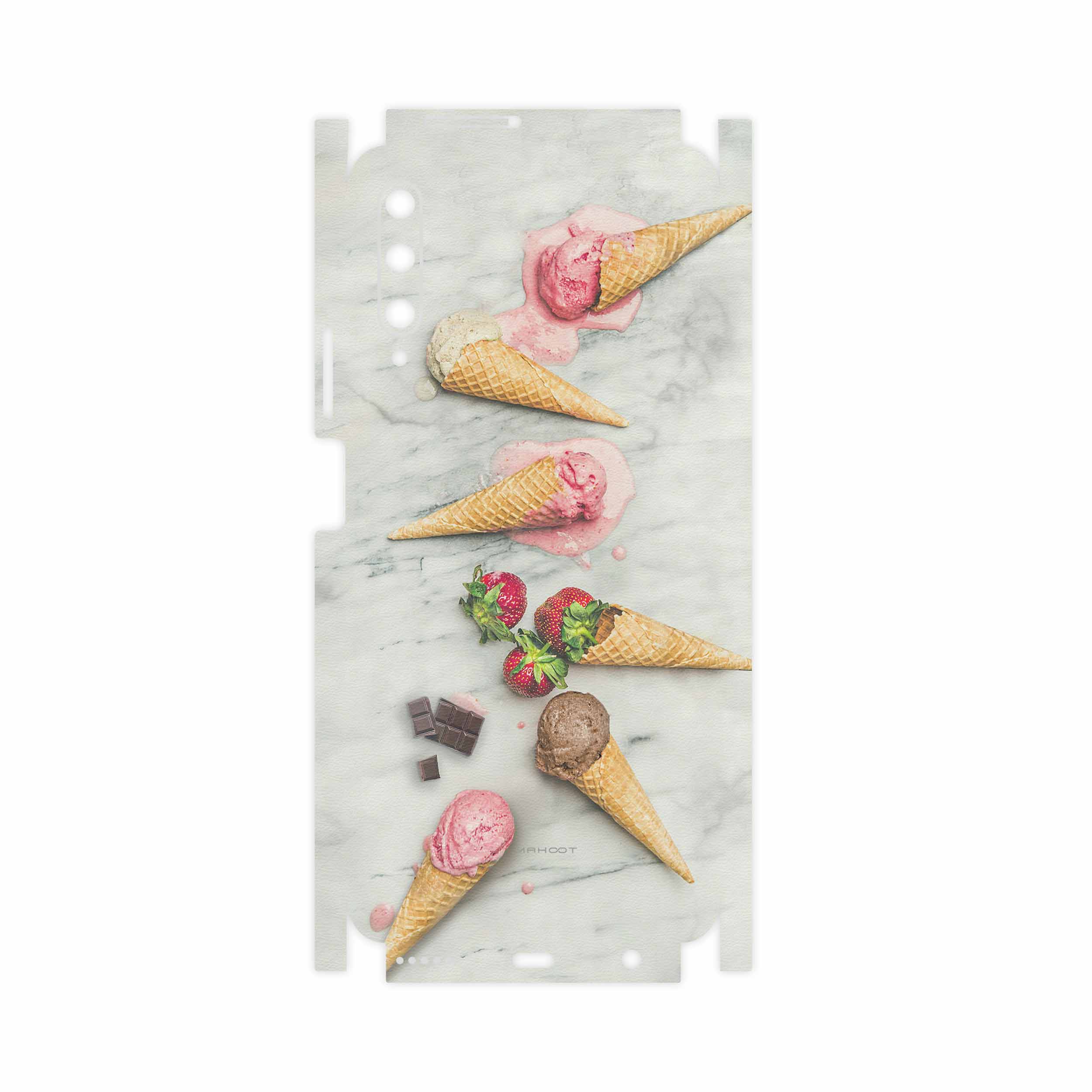 برچسب پوششی ماهوت مدل Funnel ice cream-FullSkin مناسب برای گوشی موبایل هوآوی Y9S