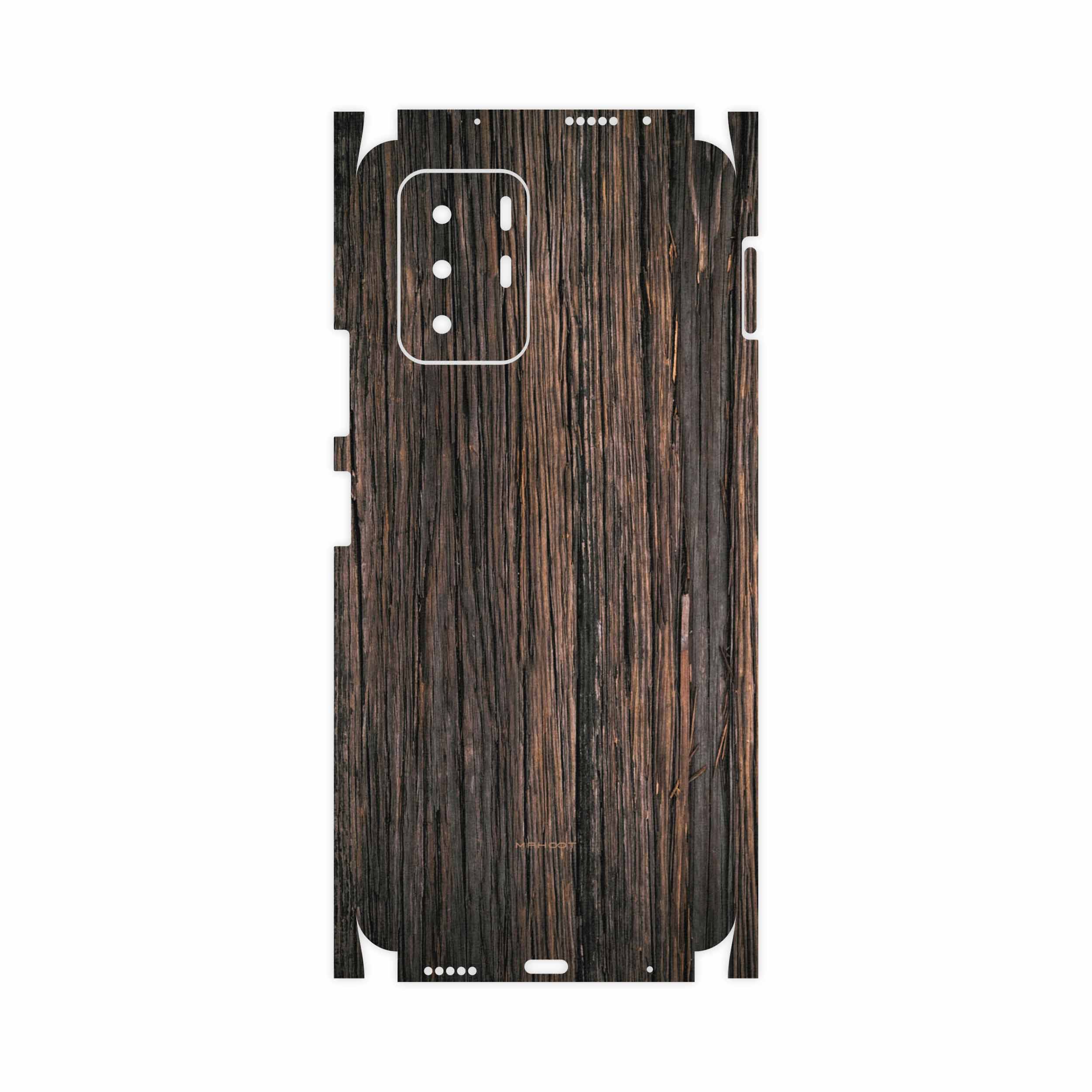 برچسب پوششی ماهوت مدل Burned-Wood-FullSkin مناسب برای گوشی موبایل شیائومی Poco X3 GT 5G