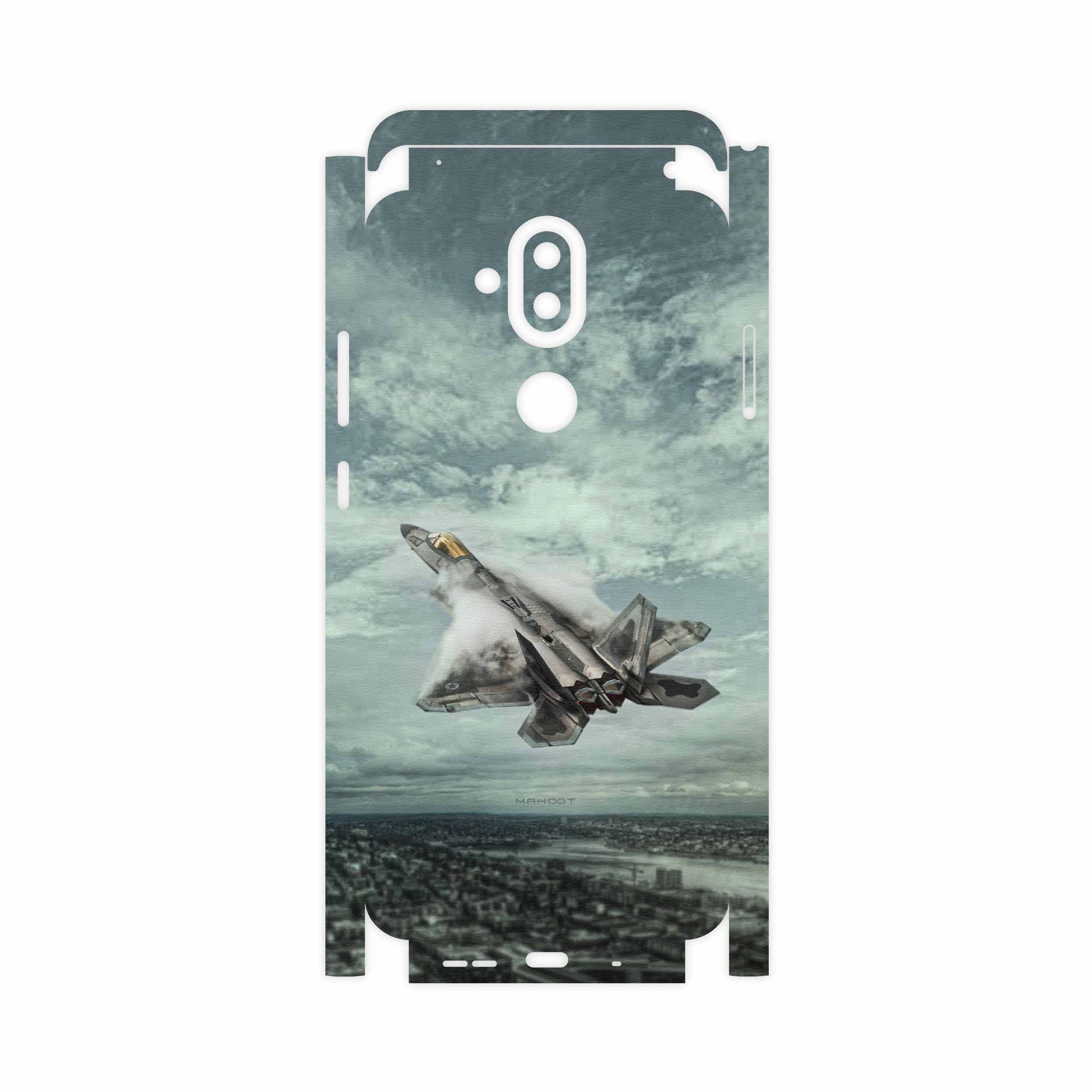 برچسب پوششی ماهوت مدل F-22 Raptor-FullSkin مناسب برای گوشی موبایل نوکیا 8.1