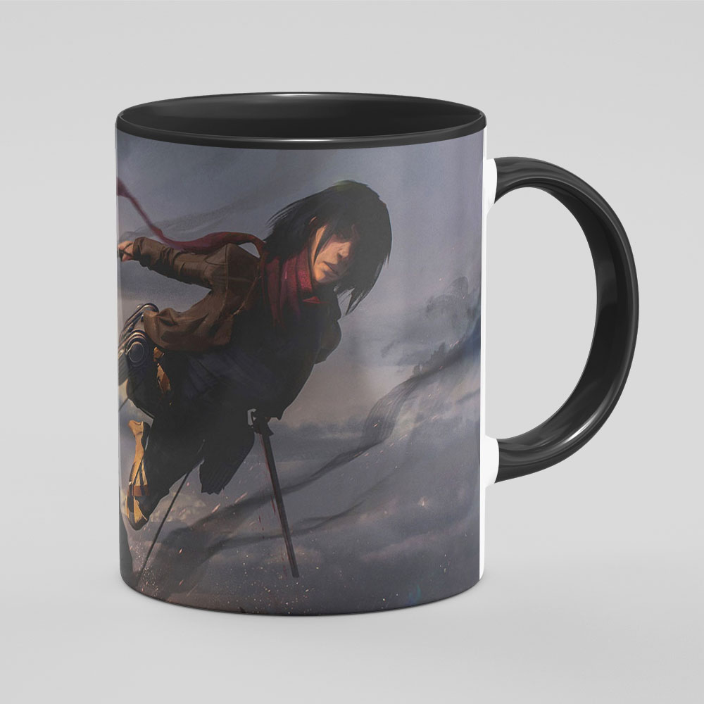 ماگ ماگ پلاس مدل انیمه اتک آن تایتان میکاسا Attack On Titan Anime Mikasa