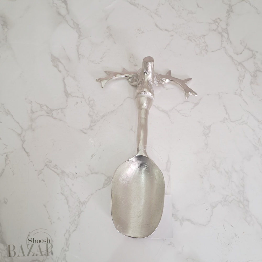 قاشق آجیل آلومینیوم دکوری مدل گوزن مارال