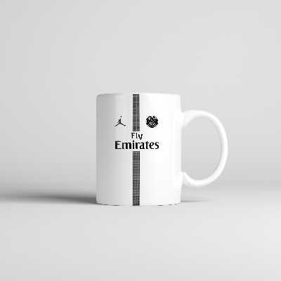 ماگ طرح اسم اهورا مدل پاریس سن ژرمن کد 1007