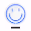 چراغ رومیزی مدل ریموت دار SMILE-GL_BL-GLASS