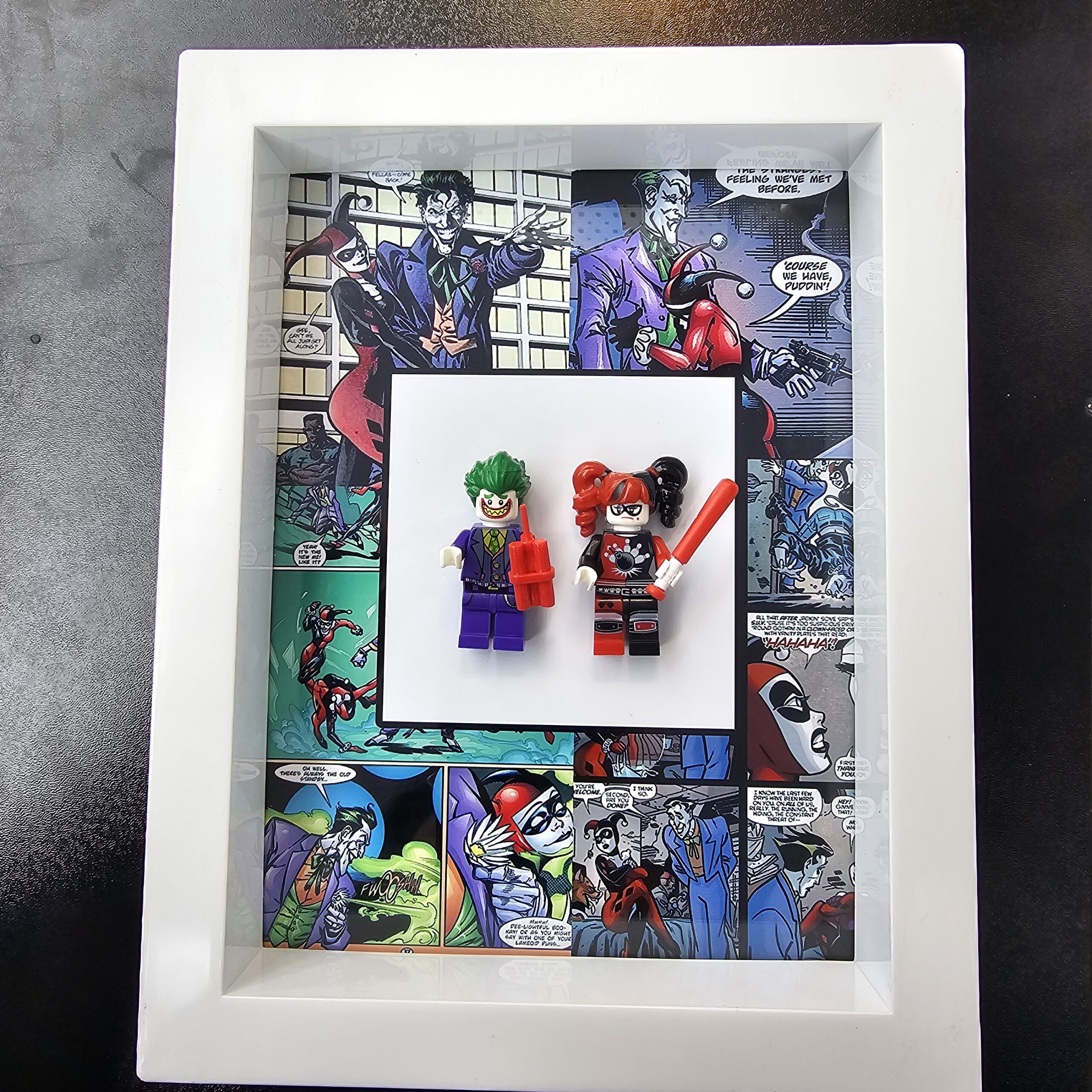 تابلو لگو جوکر و هارلی کوئین