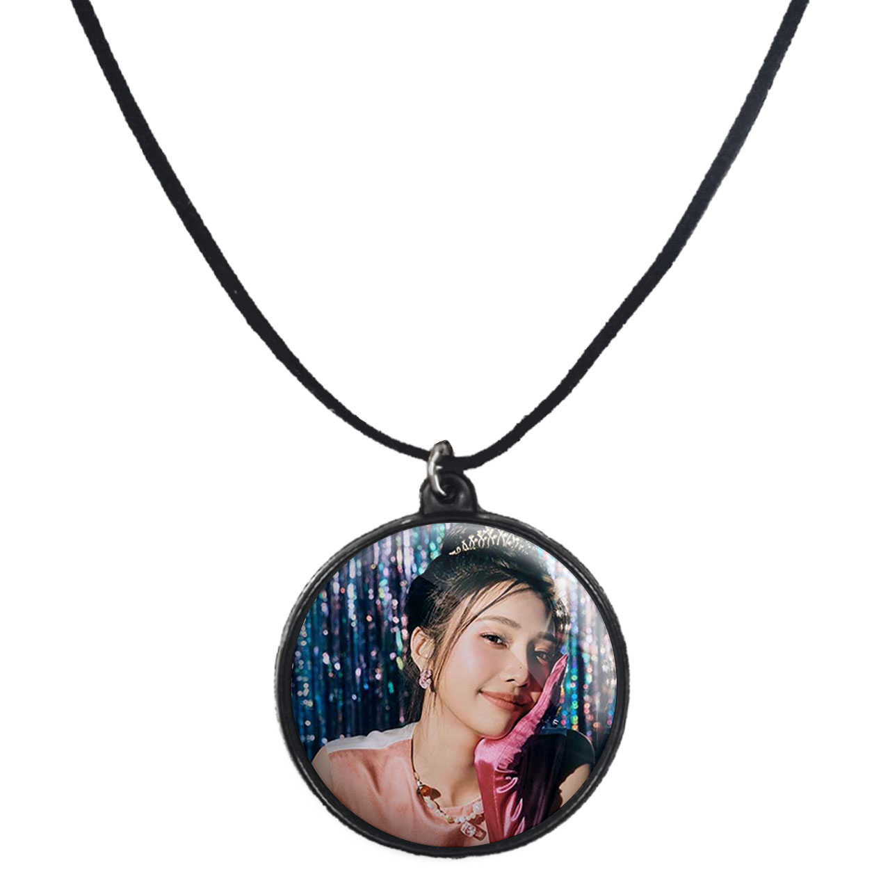 گردنبند پرمانه طرح red velvet کد pmb.12354 مدل دو طرفه