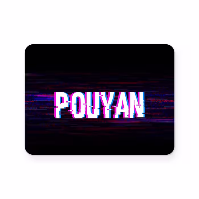 برچسب تاچ پد دسته بازی پلی استیشن 4 ونسونی طرح POUYAN