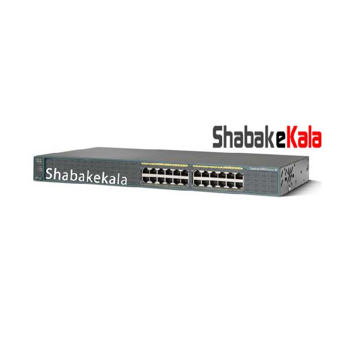 سوئیچ شبکه سیسکو 24 پورت WS-C2960-24-S