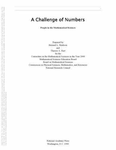 خرید و دانلود نسخه کامل کتاب A challenge of numbers : people in the mathematical sciences