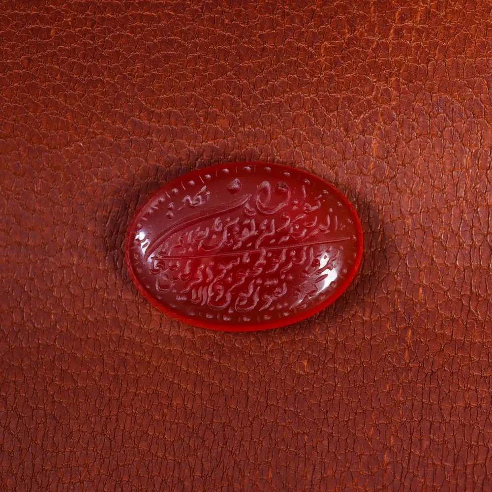 نگین عقیق کد 16540 - جواهری مشاهیر