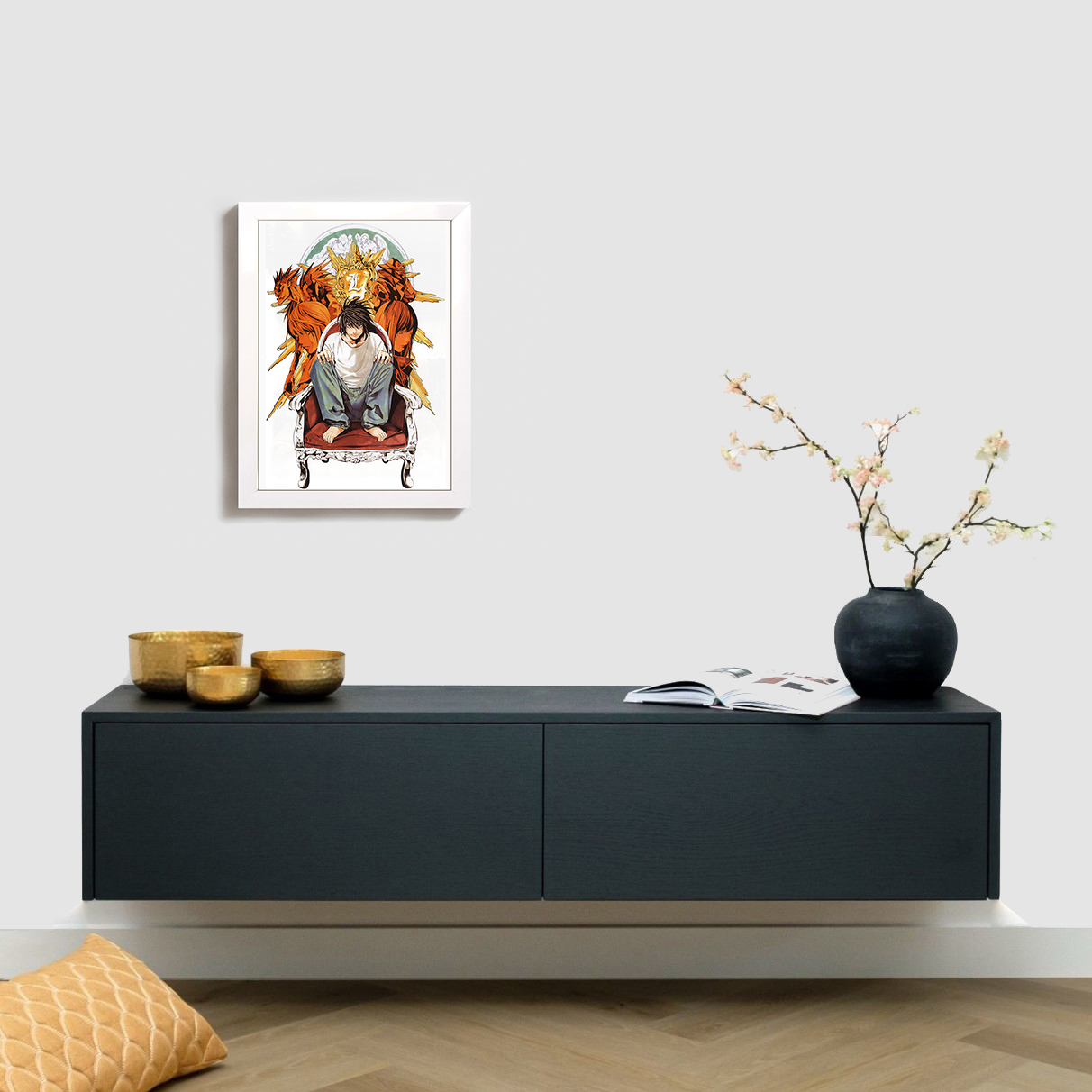 تابلو مدل انیمه دفترچه مرگ anime death note W11