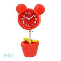 ساعت رومیزی طرح گلدان