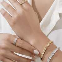 ست دستبند النگویی با انگشتر