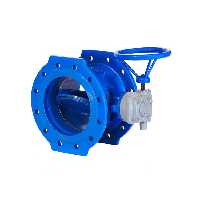 شیر پروانه ای فلنج دار با عملگر دستی میراب