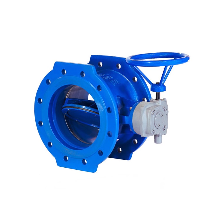 شیر پروانه ای فلنج دار با عملگر دستی میراب