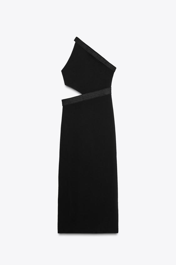 لباس زنانه زارا ASYMMETRIC STRETCH DRESS | تهران زارا TehranZara