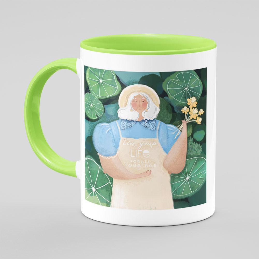 ماگ ماگ پلاس مدل لیو یور لایف فورگت یور ایج