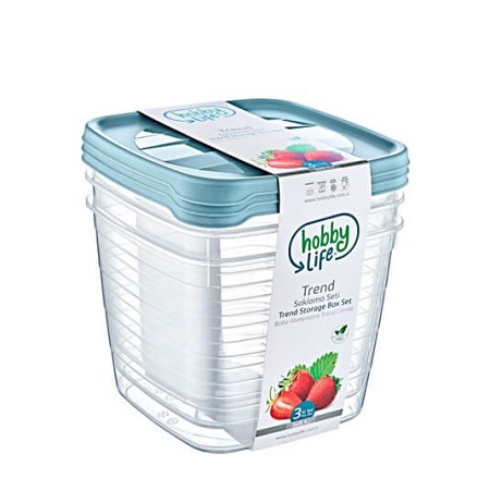 ظرف حبوبات هوبی لایف مدل 0978 مجموعه 3 عددی