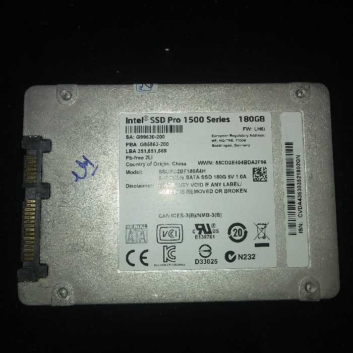 هاردSSDدرحد اک 180گیگ لبتابی ساتا