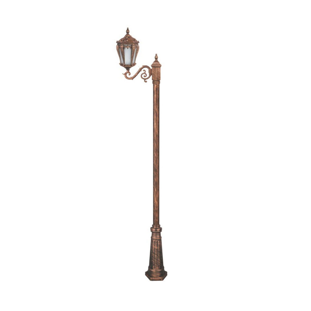 چراغ تکشاخه پارکی تکشیدفام مدل پالیز کد 91200-16-8512