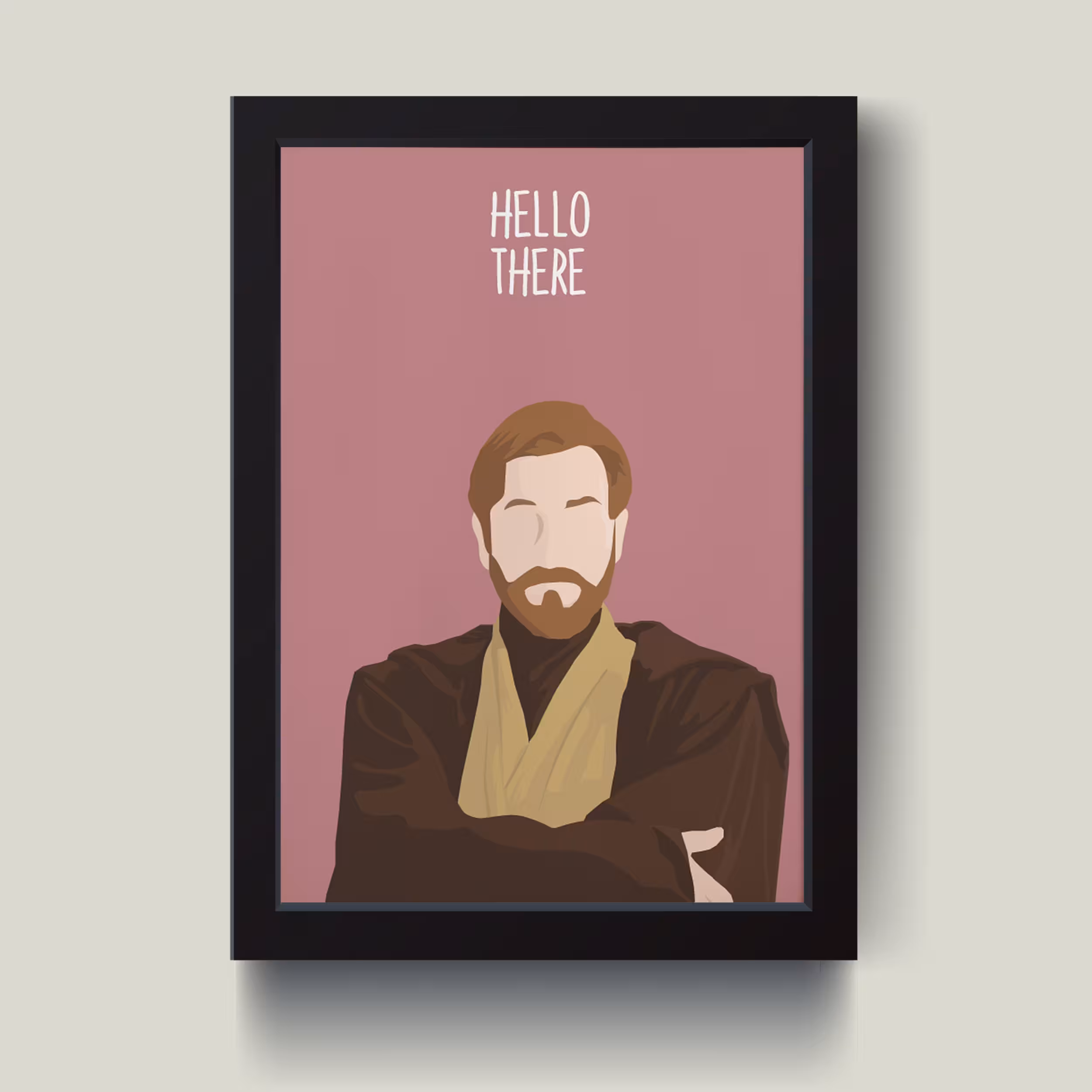 تابلو مدل مینیمال Hello There کد M1401-b