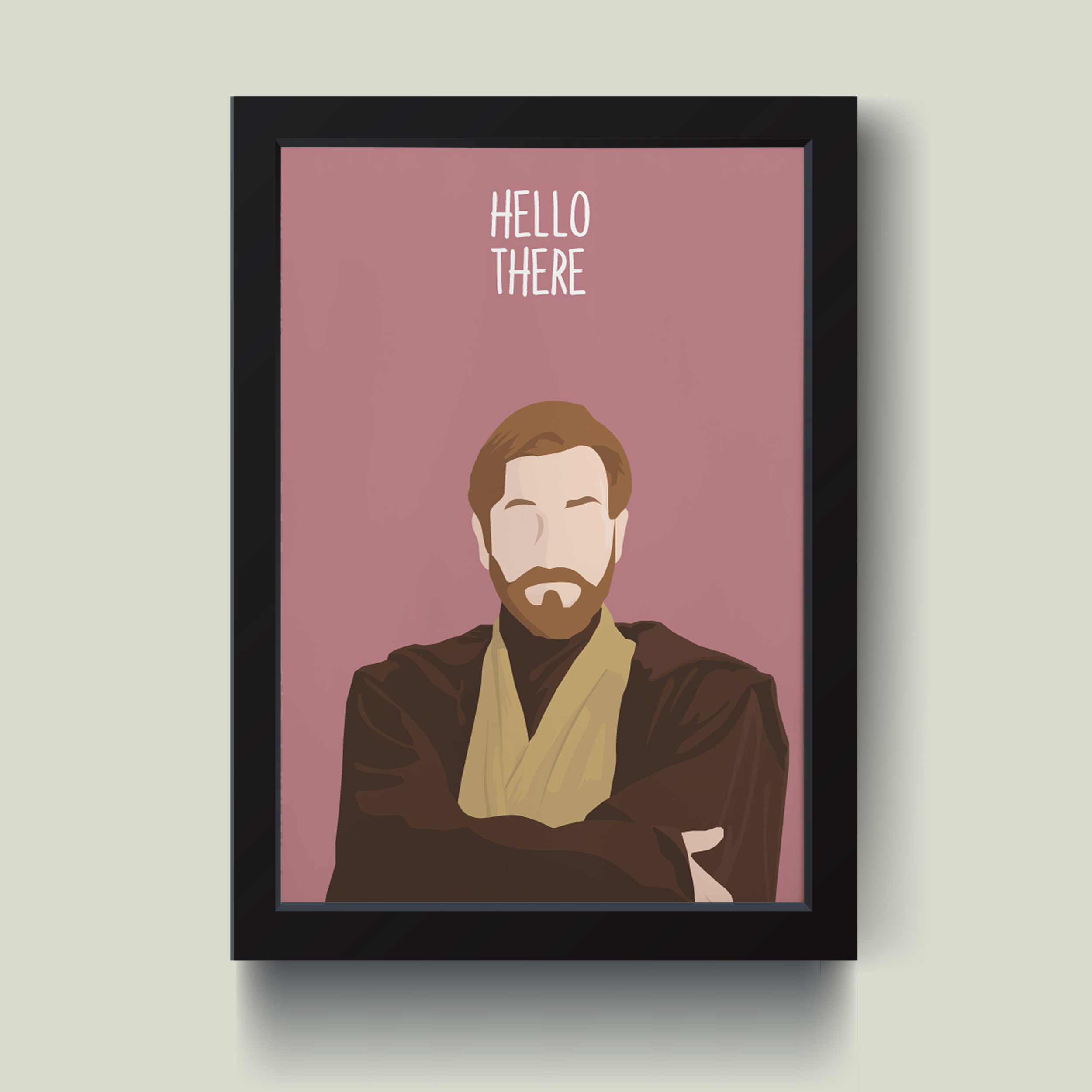 تابلو مدل مینیمال Hello There کد M1401-b