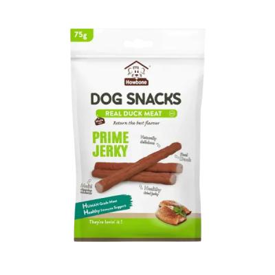 تشویقی سگ هابون طعم اردک وزن 75 گرم Howbone Dog Snacks