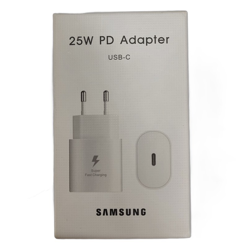 کلگی  سوپر فست شارژ سامسونگ  دو سر 25 وات  سفید