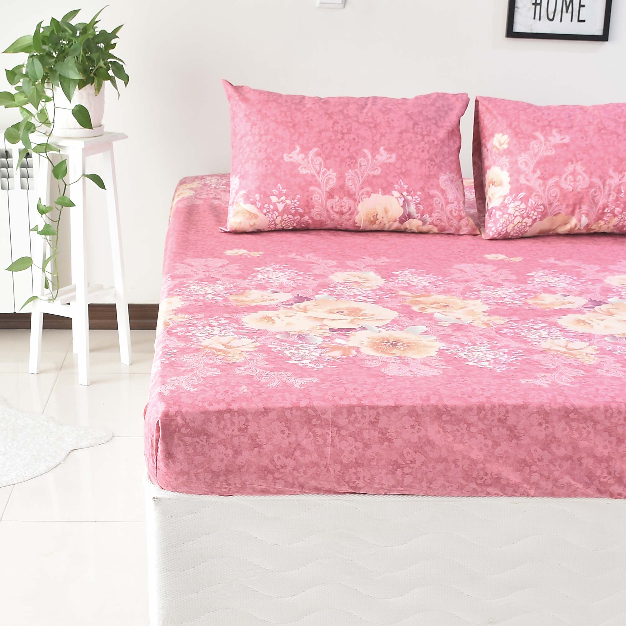 سرویس ملحفه بومرنگ مدل Rona-90 یکنفره 2 تکه