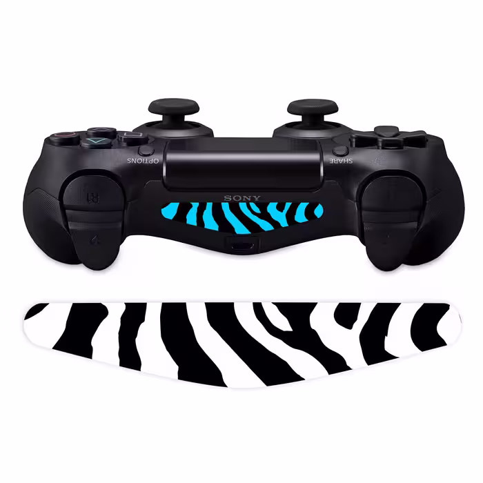 برچسب لایت بار دسته پلی استیشن 4 ونسونی طرح Zebra Linesبسته 2 عددی