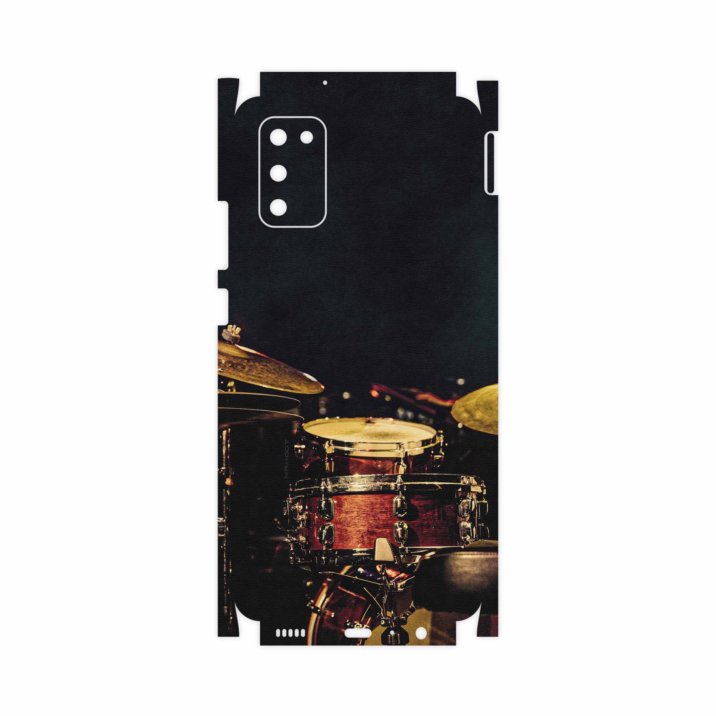 برچسب پوششی ماهوت مدل Drum Kit-FullSkin مناسب برای گوشی موبایل سامسونگ Galaxy A02S