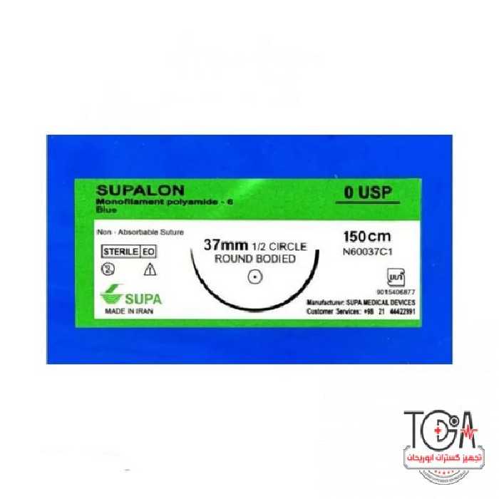 نخ بخیه نایلون صفر راند سوزن 37