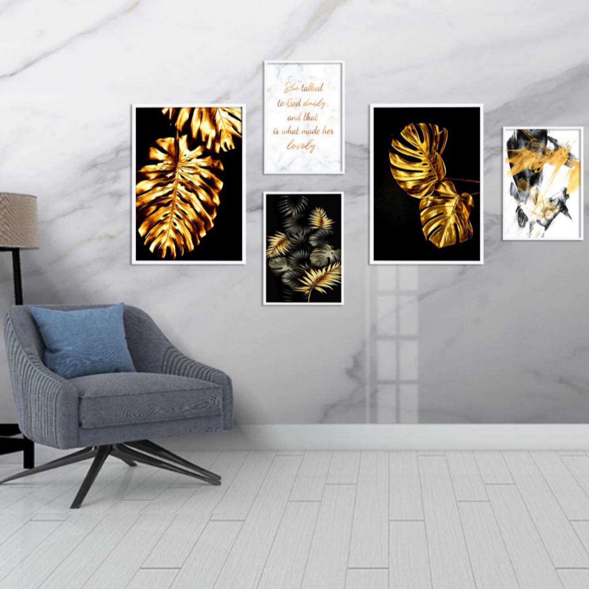 تابلو کد tkt001 مجموعه 5 عددی