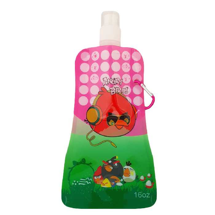 قمقمه کودک مدل ساندیسی طرح angry birds گنجایش 0.480 لیتر