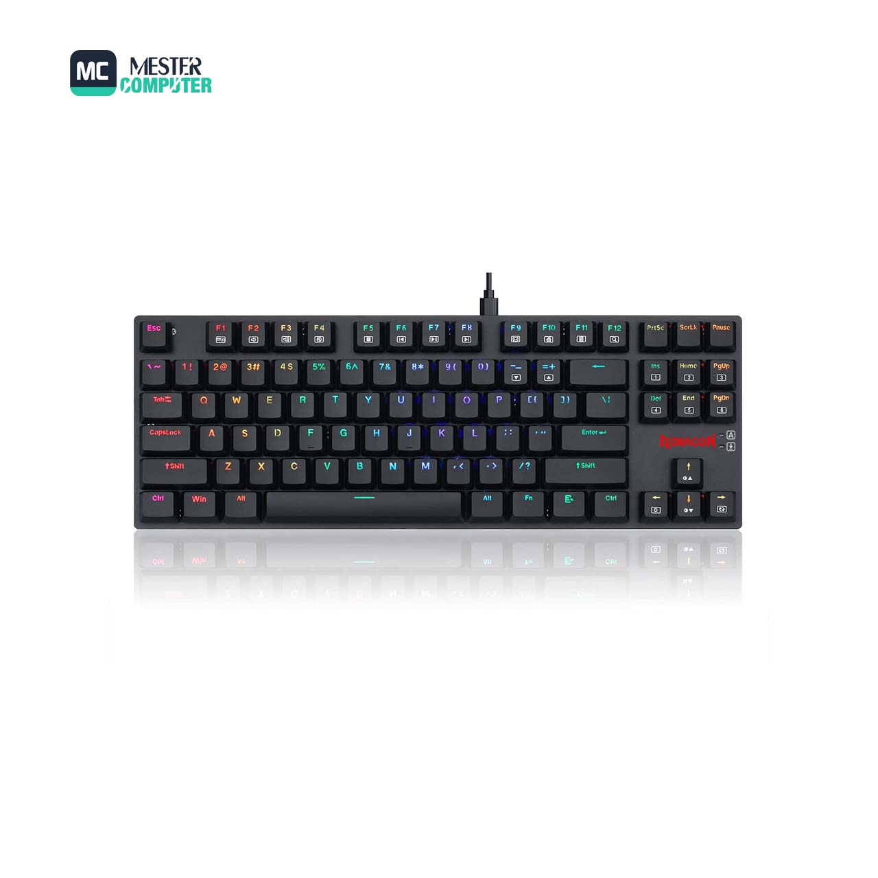 قیمت و خرید کیبورد بی سیم مکانیکال گیمینگ ردراگون K607P-KBS RGB